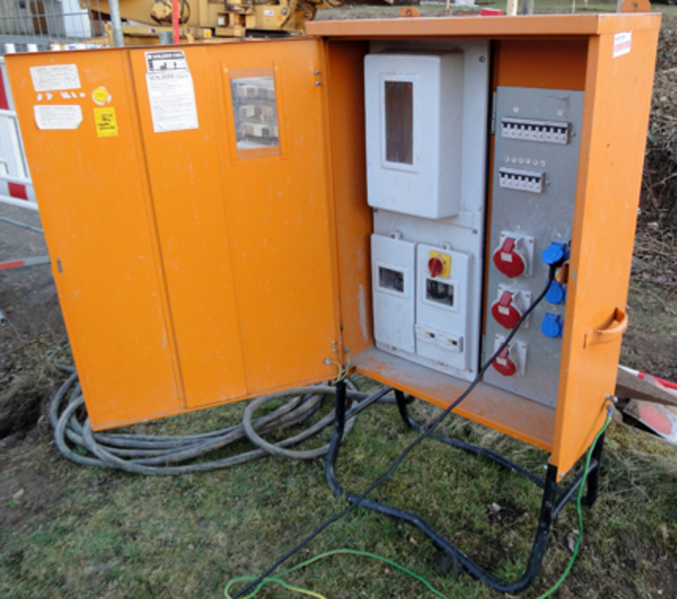 Baustromkasten bei Kothhuber Elektro in München