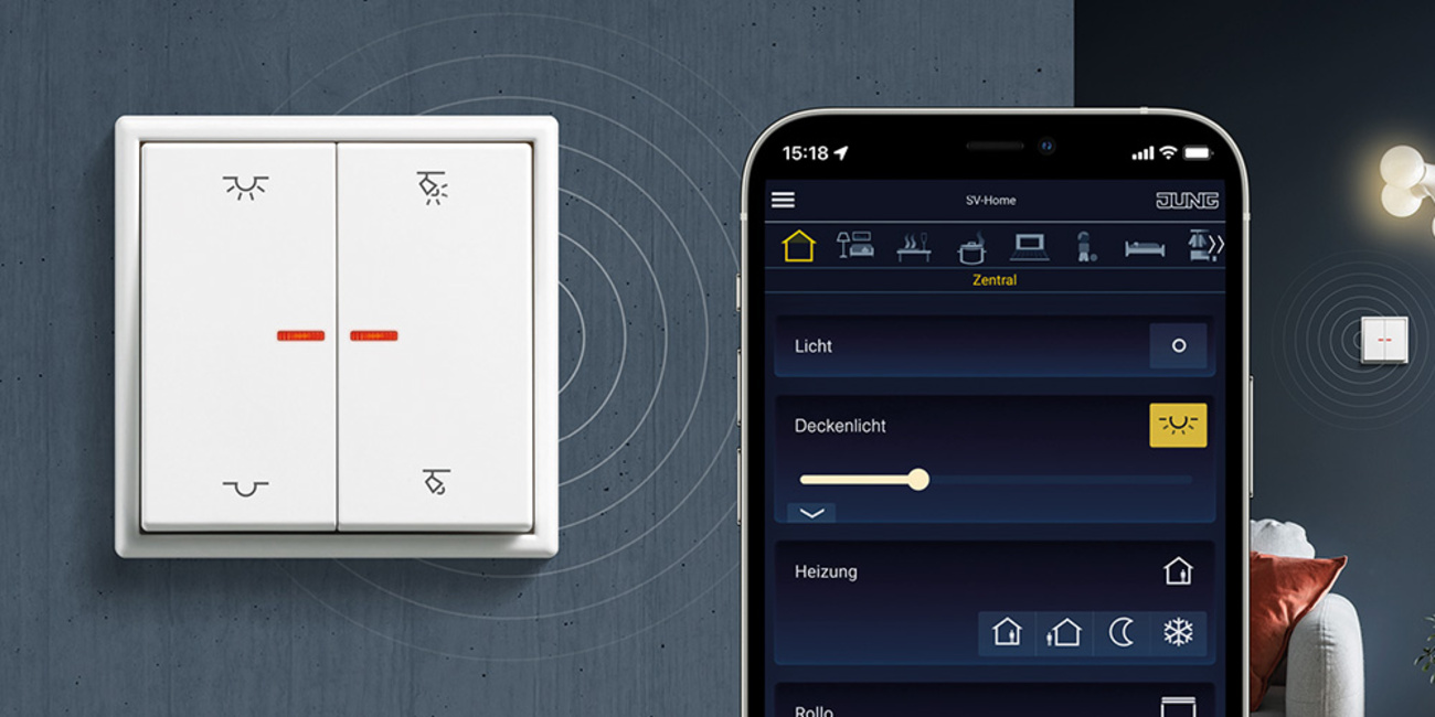 KNX RF Taster bei Kothhuber Elektro in München