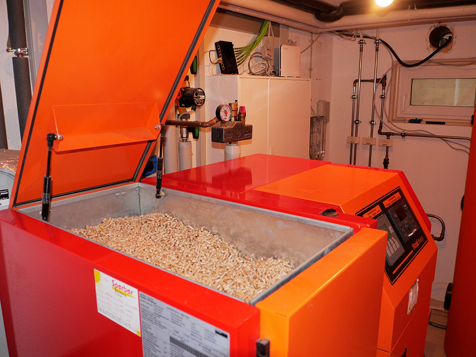 Palletheizung2 bei Kothhuber Elektro in München
